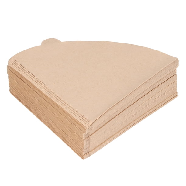 Filtros de Café Papel de Cono, 100 piezas Papel Pulpa de Forma de cono Filtro de Café Cono Filtros de Café Filtro de Café Para Goteros Cónicos Estándar