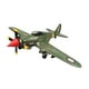 thumbnail image 2 of Modelo de avión de combate de metal para estantería o sala de estar. Verde, 2 of 9