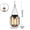 Black, variant on VQPeo Solar Lanterns Outdoor Waterproof, Metal Hanging Solar Lights for Outside with Hook - Hanging Outdoor Lanterns Decorative Lighting for Garden Patio Yard