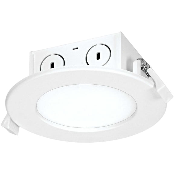 Satco 8.5w 4 inch LED Direct Wire Downlight Edge-lit 120v 4000K Dimmable
