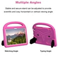 thumbnail image 3 of Portable Heavy Duty Kids Case for Amazon Fire Max 11 13th Generation 2023, EVA Shockproof Armor Military Grade Lens Protection Case with Kids Friendly Handle Foldable Stand Bracket Case, Pink, 3 of 10