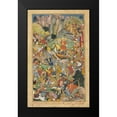 thumbnail image 2 of Mughal school, 16th century 17x24 Black Modern Framed Museum Art Print Titled - Humayun Defeating the Afghans before Reconquering India, c.1590, 2 of 5