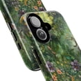 thumbnail image 2 of Lush Green Botanical Floral Phone Case with Yellow and Purple Flowers, Nature-Inspired Protective Cover for iPhone 16 15 14 13 12 Pro Max Mini, 2 of 6