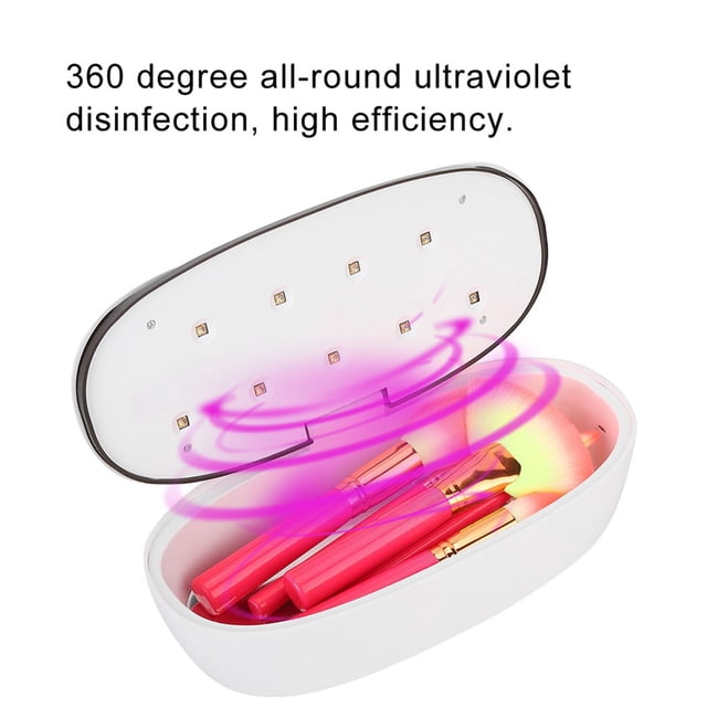 Caja De Esterilizador UV, Material ABS, Desinfección Ultravioleta De 360 grados Con Indicador LED Para Teléfono, Herramientas De Uñas, Brochas De