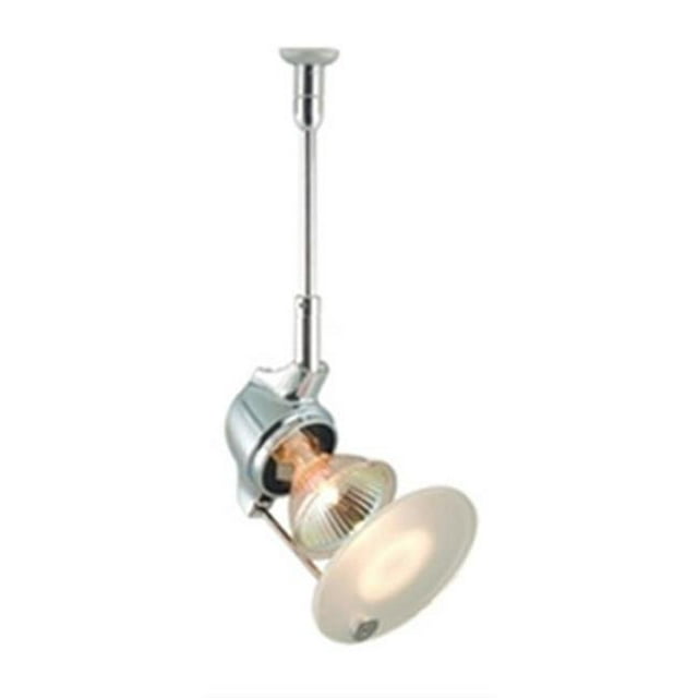 1 Light Monorail Quick Adapt Low Voltage Spot Light, Chrome Finish