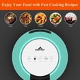 thumbnail image 6 of Sanptent 5.8 Quart Air Fryer, Electric Hot Oven Oilless Multifunctional Cooker with Digital LED Touchscreen, Auto Shut-off, ETL Certified, Best Present Gift (Green), 6 of 8