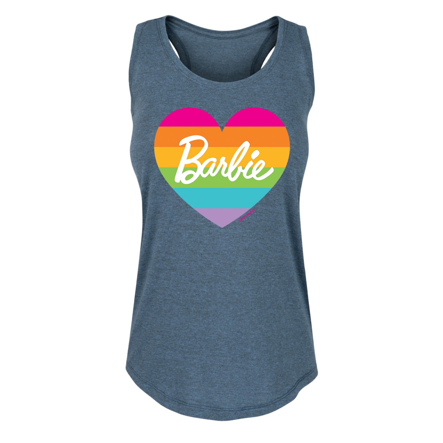 Barbie - Pride Rainbow Heart - Women's Racerback Tank Top