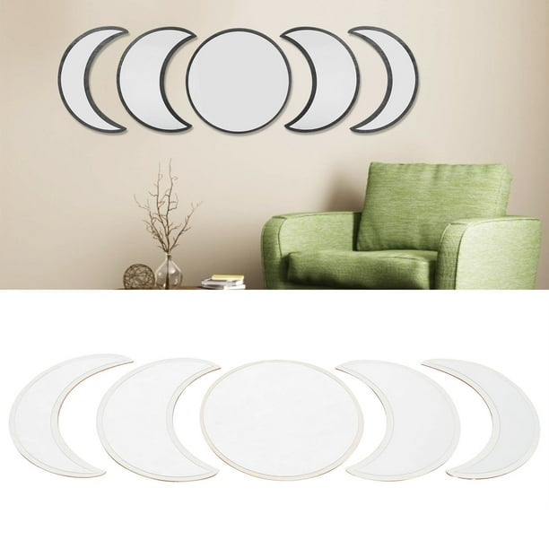 Espejo Acrílico, Espejo de Dormitorio Acrílico de Madera, Para la la Sala de Estar de Baña.