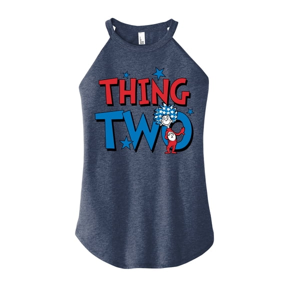 Dr. Seuss - Thing Two - Juniors High Neck Tank Top
