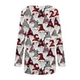 thumbnail image 5 of Blusas Navideñas Para Mujer Blusas de Manga Larga Cuello Redondo Camisa de Jersey Odeerbi  ODB184254, 5 of 5