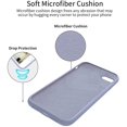 thumbnail image 4 of IBAOLE Compatible for iPhone SE 2020 Rubber Case, iPhone 7 8 Slim Silicone Case with Tempered Glass Screen Protector, Microfiber Lining Shockproof Cover for iPhone 7/8/SE 2020 4.7 inch - YellowPurple, 4 of 7