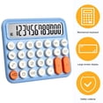 thumbnail image 3 of bobasndm Typewriter-style Calculator Mechanical Calculator 12-digit with Lcd Display Big Round Buttons Precise Desktop Handheld Calculator with Retro, 3 of 8