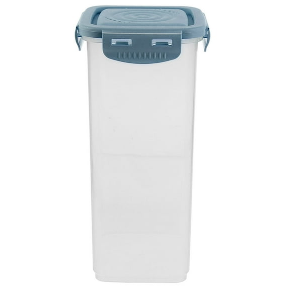 WHAMVOX Blue Airtight Yogurt Storage Container for Kitchen Use Made of PP Keeps Food Fresh and Organized 7.5 x 5.3 x 4.1 inches