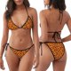 thumbnail image 3 of Fotbe Sunflowers On Red Traje de Baño para Mujer de Dos Piezas – Bikini Sexy de Tirantes Tipo Halter con Diseño Triangular, 3 of 6