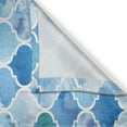 thumbnail image 3 of Ambesonne Moroccan Kitchen Curtains, Mosaic Pattern, 55"x45", Pale Blue, 3 of 3