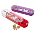 thumbnail image 2 of Organizador de pastillas semanal, cuatro veces al día, 1 dispensador con compartimentos apilables AM/PM Lleve consigo una caja de medicamentos, 2 of 5