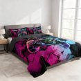 thumbnail image 6 of SHANNA Duvet Cover Set, Twin Size 3 Piece Bedding Set with 2 Pillowcases, 3D Comfortable & Breathable Home Bedding Set, 6 of 8