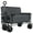Gray, variant on 3-in-1 Convertible Folding Wagon Cart with Bench Seat & Storage, 500lbs Heavy-Duty Utility Wagon, 180L Capacity All-Terrain Wheels for Camping Beach Sports Garden, Black