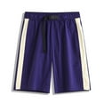 thumbnail image 2 of WERYOUNG Mens Athletic Shorts Casual Trendy Patchwork Vacation Shorts Running Basketball Shorts Male Stylish Loungewear Shorts,Purple,Xl, 2 of 4