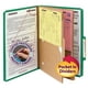 Smead Fabricant Entreprise SMD19083 Dossiers W-Pocket Diviseurs- Legal- 2 Partitions- Vert – image 4 sur 10