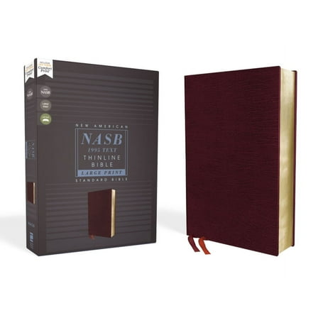 Zondervan: NASB Thinline Bible, Large Print (1995 Edition) (Bonded Leather)