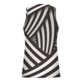 thumbnail image 4 of Qertyioot New Men's Summer Loose Waistcoat Print Sport Round-Neck Tank Features, 4 of 4