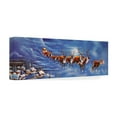 thumbnail image 3 of Trademark Fine Art Geno Peoples Twas the Night Before Christmas Canvas Wall Art - 10x32, 3 of 5