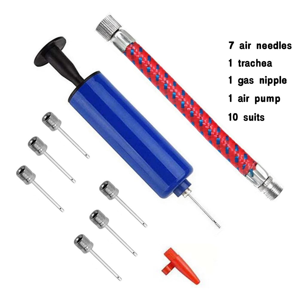 Football Pump Sports Ball Hand Pump With Inflating Needle Adaptor 