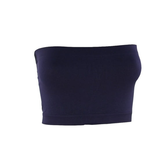 LAVRA Soutien-Gorge Bandeau Sans Bretelles Femme Sans Couture Taille Unique Pad-less Layering Tube Top