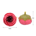 thumbnail image 2 of Nvzi Cabezas de flores de camelia artificiales de seda rosa oscuro - 50 piezas, 3,3 x 2,8 cm - pétalos realistas en capas, perfectas para ramos de novia y centros de mesa para accesorios de cabello., 2 of 5