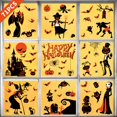 thumbnail image 1 of 71 Piezas Adhesivos para Ventanas de Halloween Pegatinas para Ventanas de Halloween Adhesivos para Ventanas de Esqueleto Decoraciones para Ventanas de Halloween para Paredes de Vidrio Suministros para, 1 of 5