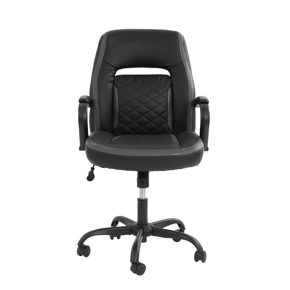 Poundex Furniture Modern Faux Leather Office Chair