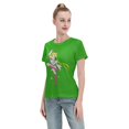 thumbnail image 4 of Women's Basic Short Sleeve T-Shirt Sailor Moon Moon Hare, 4 of 6