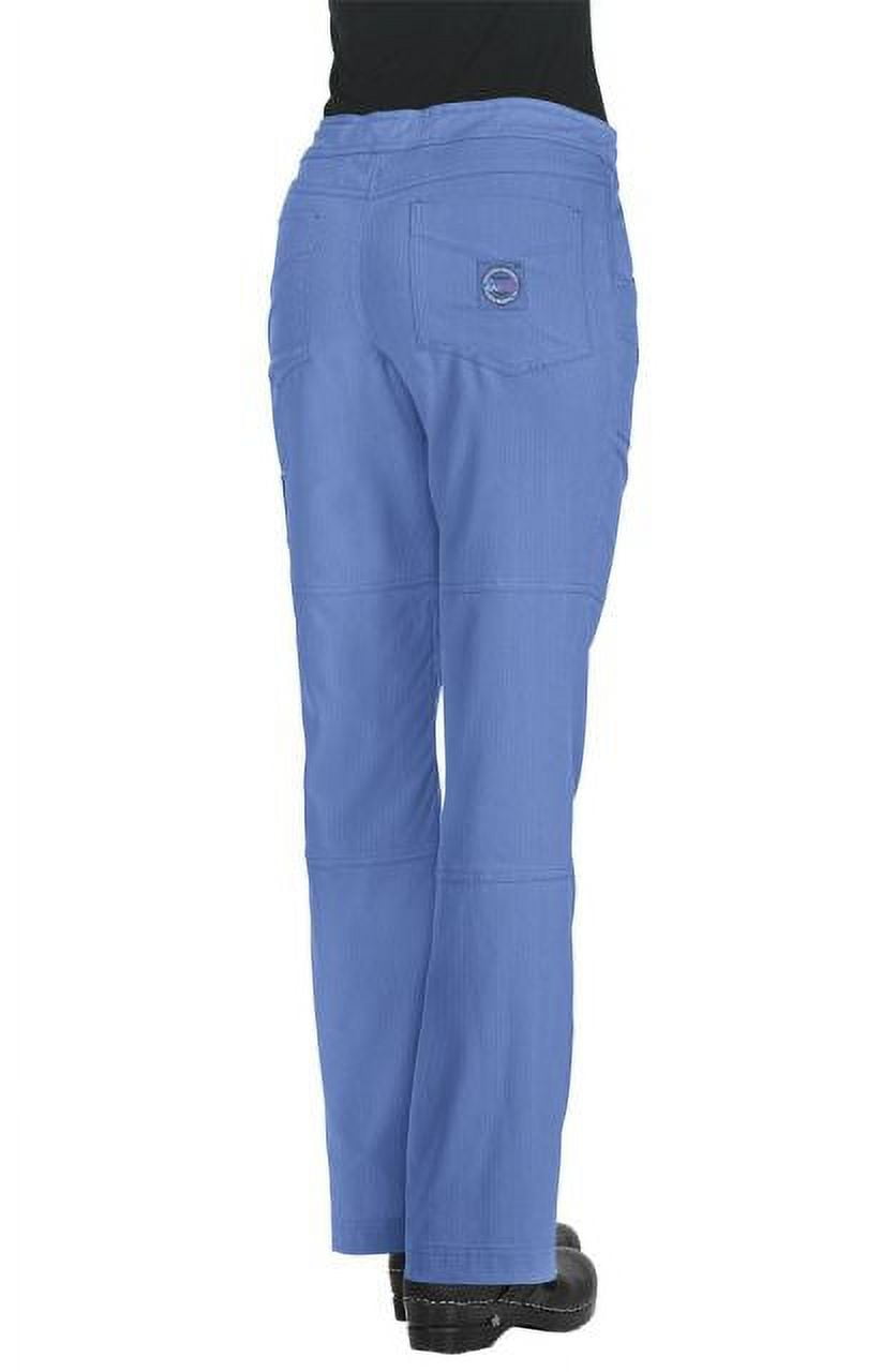 Pantalone Scrub Donna KOI Lite 721 Bianco | Vita Elastica Con Coulisse E Tasche Multiple X-Small Petite - 4