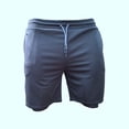 thumbnail image 2 of Swimming Shorts Men, Swimming Trunks With Compression Liner 2 In 1 Quick Dry Stretchy Mens Swim Shorts Surfing Beach Shorts With 2 Zipper Pockets, 2 of 5