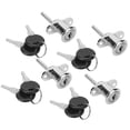 thumbnail image 1 of VGEBY 4Pcs Drawer Lock Zinc Alloy Anti‑Theft Security Drawers Lock Set For Wardrobe Cabinet Hardware Fittings Wardrobe Doors Iron Boxes, 1 of 8
