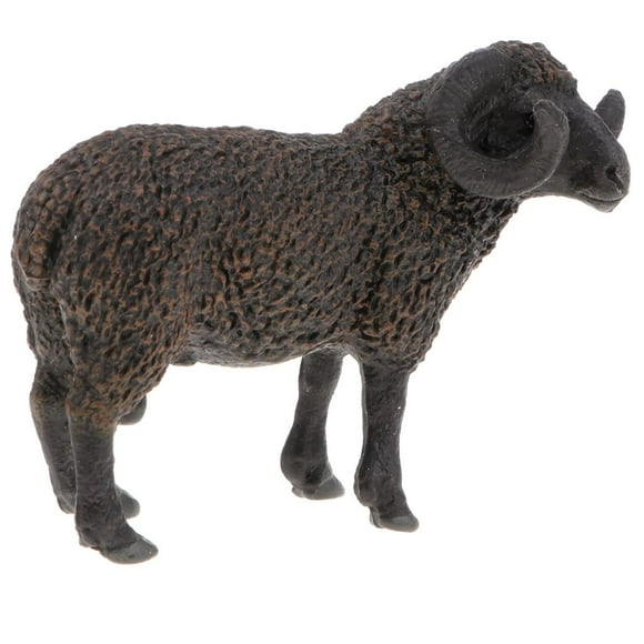 Decoración de Escritorio Coleccionable de Estatuilla Animal de Plástico en Miniatura