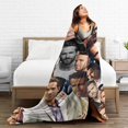 thumbnail image 6 of Blanket Ryan Reynolds Soft and Comfortable Wool Fleece Throw Blankets Gift for Home Decoration Sofa Office car Camping Yoga Travel Home Decoration Cozy Plush Beach, 6 of 6