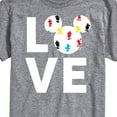 thumbnail image 3 of Mickey & Friends - Love Mickey Logo - Men's Short Sleeve Graphic T-Shirt, 3 of 5