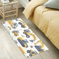 thumbnail image 5 of Bath Mat Soft Plush Non-Slip Absorbent Bathroom Rugs 39"x20" Excavator Dump Truck, 5 of 8