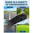 thumbnail image 7 of Wisykoke 2 Pack Low Profile Car Service Ramps, Portable Auto Ramps for Oil Change, Vehicle Maintenance, 8.6" Lift Height, 17° Incline, Anti-Slip Base, Stackable with Handles, 15000lbs GVW Capacity, 7 of 7