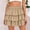 c01Yellow, variant on Hduncf Summer Skorts for Women Flowy High Waist Elastic Ruffle Tiered Mini Skirts Fashion Casual Cute Beach Vacation Skirt Red XXL