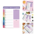 thumbnail image 2 of Healthy Eating Journal Notepad Tearable Sheets For Meal Prep Grocery Lists Weekly Diet Schedule Organizers Meal Planner, 2 of 4