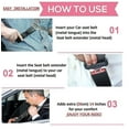 thumbnail image 3 of Seat Belt Extender, Car Seatbelt Extenders, Seatbelt Buckle, 3 of 5