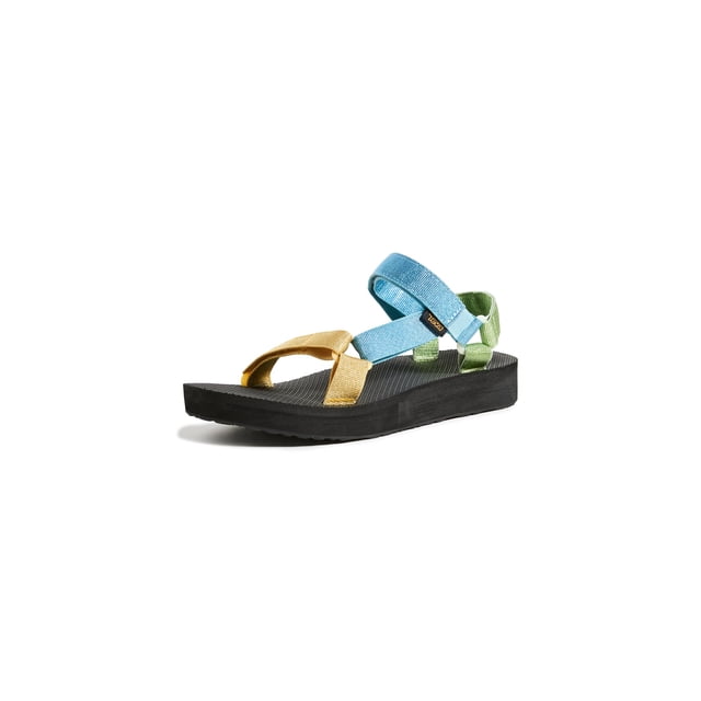Sandalia Teva Midform Universal Azul Metálico Mujer 10