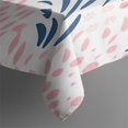 thumbnail image 3 of Multicolor Abstract Floral and Leaf Pattern Rectangle Tablecloth 60"x84",Waterproof Polyester Rectangle Table Cloth, Wipeable Spillproof Polyester Tablecloth for Dining, Camping, Indoor and Outdoor, 3 of 5