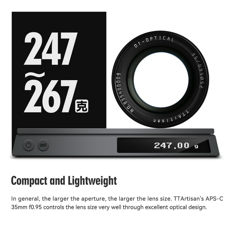 TTArtisan 35mm F0.95 APS-C Manual Fixed Camera Lens for Nikon Z