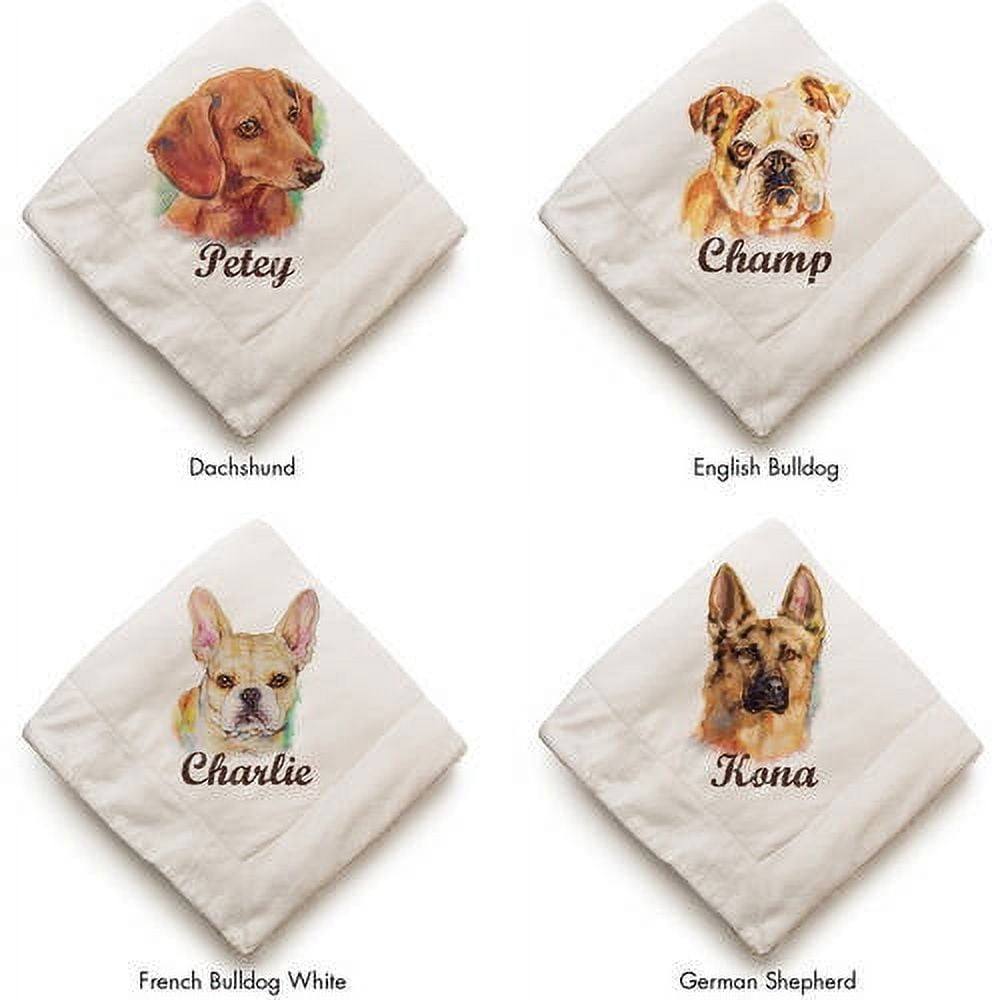 Dog Breeds Personalized Sherpa Blanket