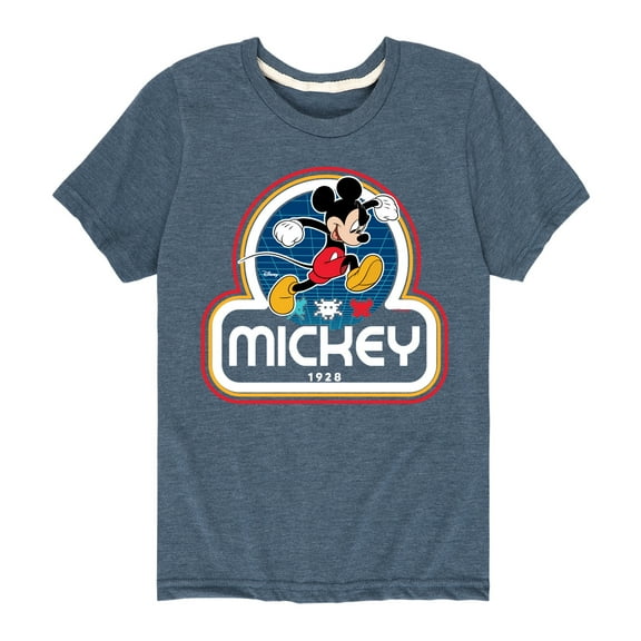 Mickey & Friends - Mickey Jump Retro - Toddler And Youth Short Sleeve Graphic T-Shirt