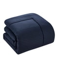 thumbnail image 4 of Set de edredón Sweet Home Collection Queen Dobby Navy, 4 of 5